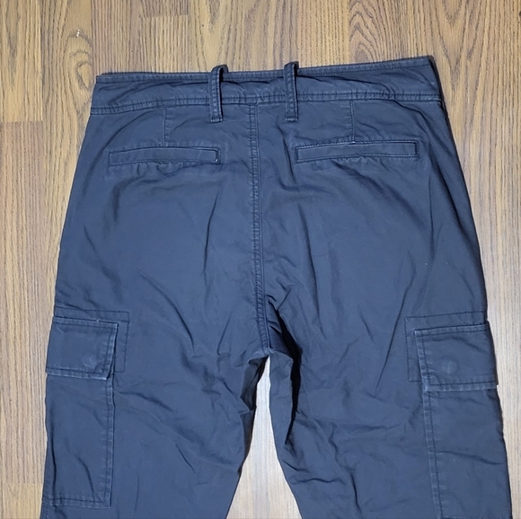 Old Navy Men's Dark Grey Cargo Pants W32 L32 Utility Workwear B55 - Picture 9 of 10